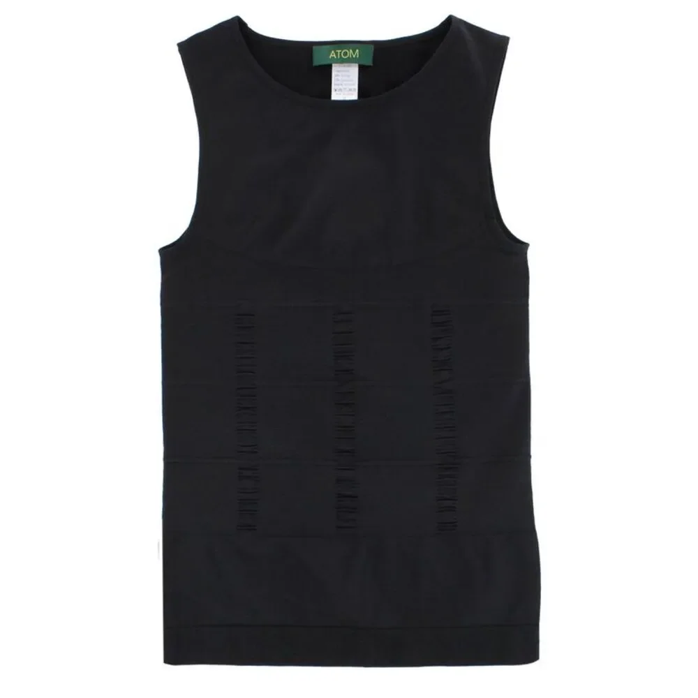 CTM Men's Targeted Tummy Control Compression Tank